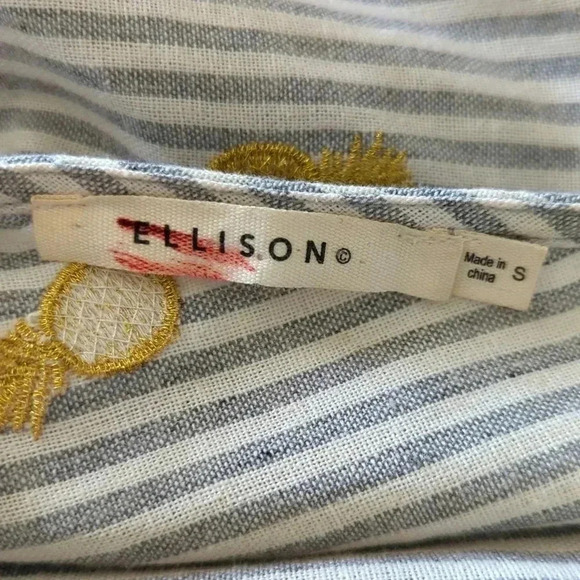 Ellison Pineapple Open Back Top - Picture 5 of 6